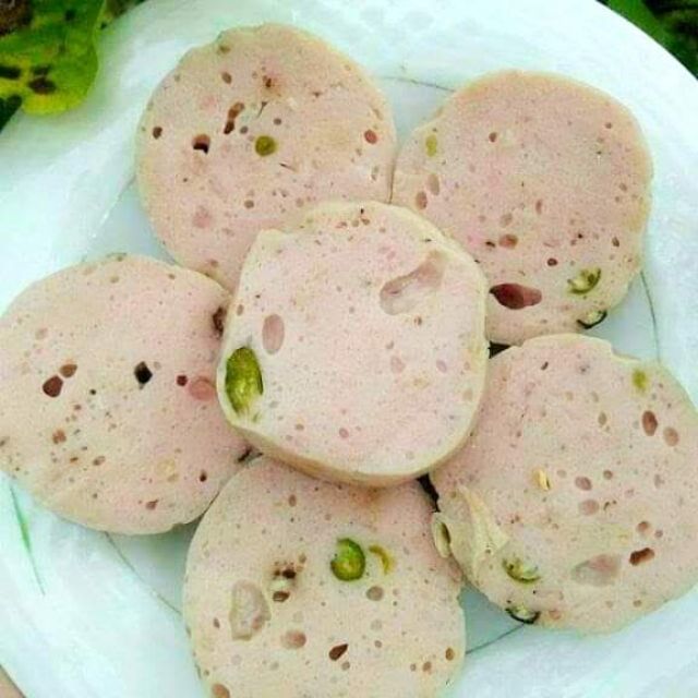 2 ĐÒN CHẢ LỤA ỚT XIÊM XANH NHA TRANG