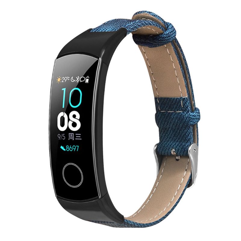 Dây Đeo Vải Denim Thay Thế Cho Đồng Hồ Thông Minh Huawei Honor Band 5/4