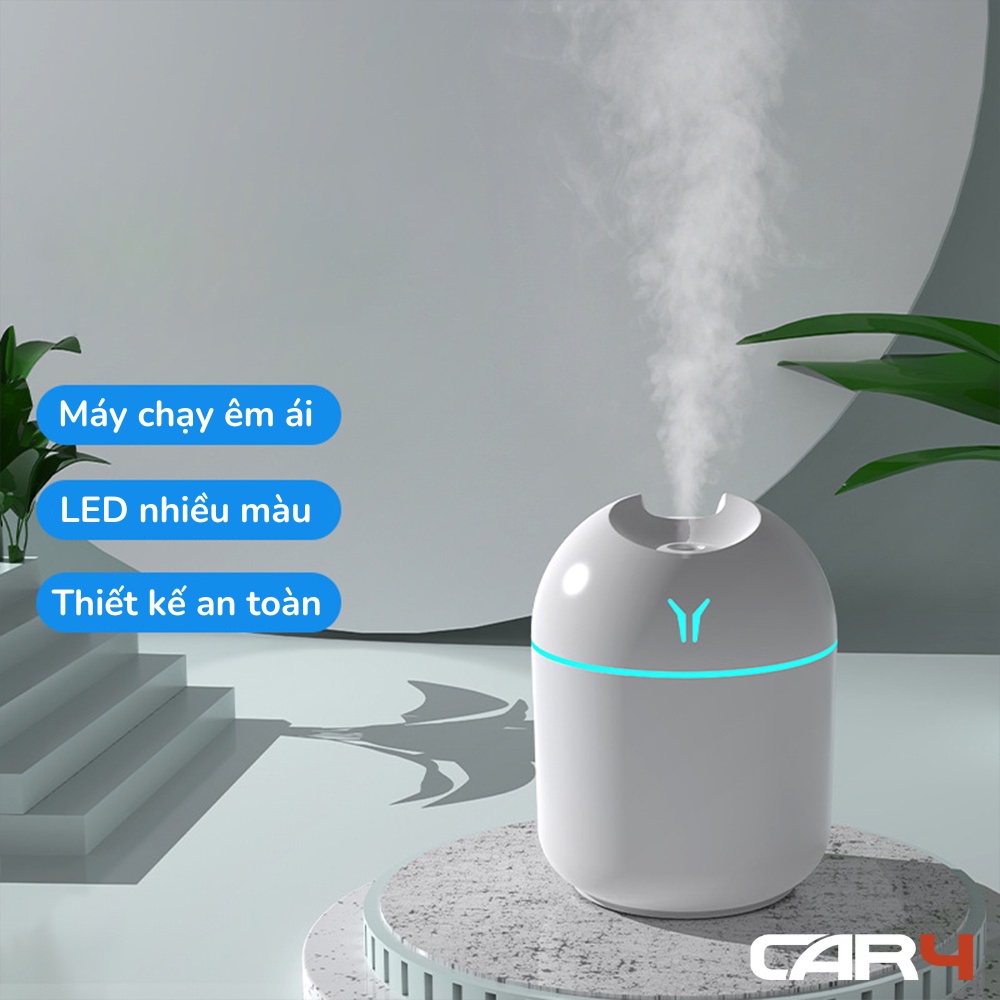 Máy xông tinh dầu xe hơi, khuếch tán tinh dầu thơm trên xe ô tô và phòng ngủ Car4 - (KM Khai Trương)