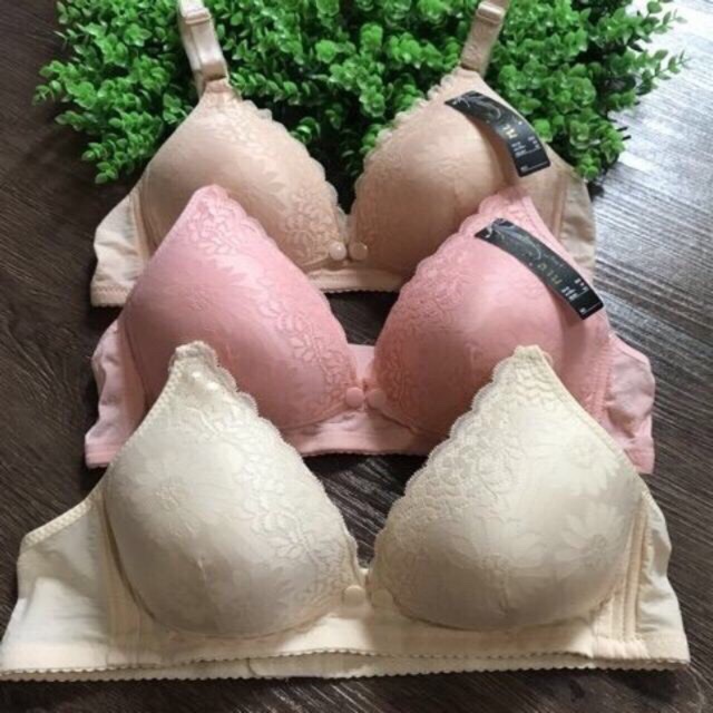 Áo ngực / áo lót bầu mở cúc cho bé bú Thái Lan ( mẫu ren 137 hàng đẹp )