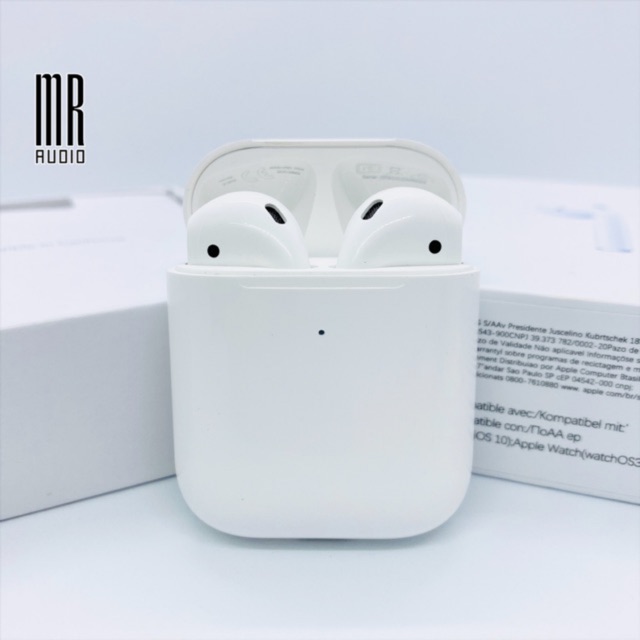 Tai nghe Bluetooth Airpod 2 bản cao cấp - Định vị - Đổi tên - Sạc không dây | BigBuy360 - bigbuy360.vn