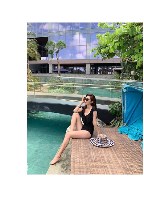 Bikini 1 Mảnh Đồ Bơi Nữ Đi Biển Cao Cấp Quảng Châu Bánh Bèo 498 K4-A10 | BigBuy360 - bigbuy360.vn