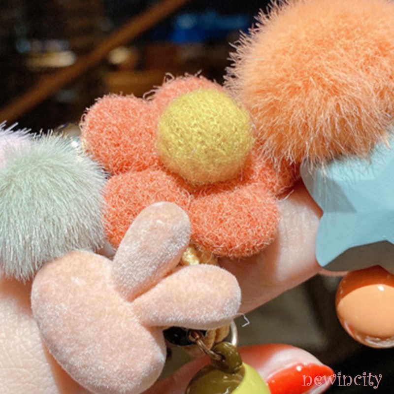 Set dây buộc tóc đàn hồi phong cách Hàn Quốc trang trí đáng yêu cho bé