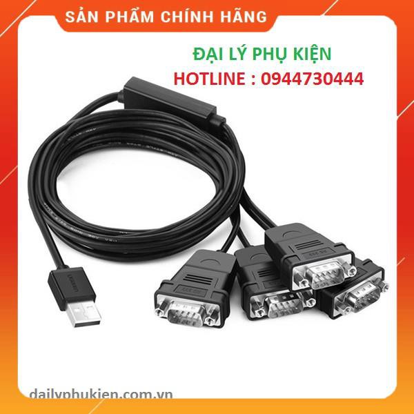 Cáp USB to 4 rs232 ( USB to 4 Com) Ugreen 30770 dailyphukien