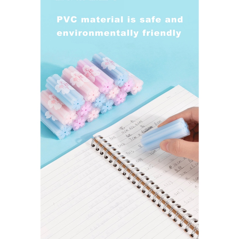 Cục Tẩy Bút Chì Hình Hoa Anh Đào Deli 71136