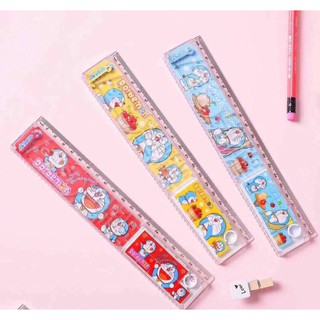 Thước kẻ xếp hình Doremon 20cm