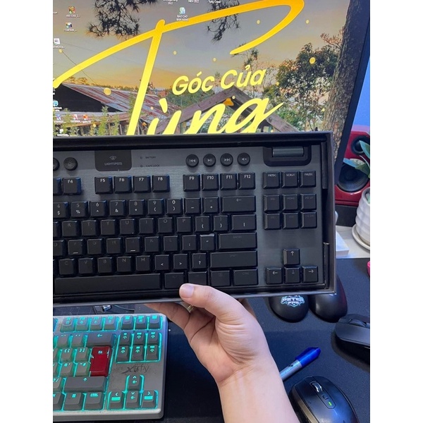 Bàn phím cơ không dây Logitech G913 TKL Lightspeed wireless - hàng chính hãng