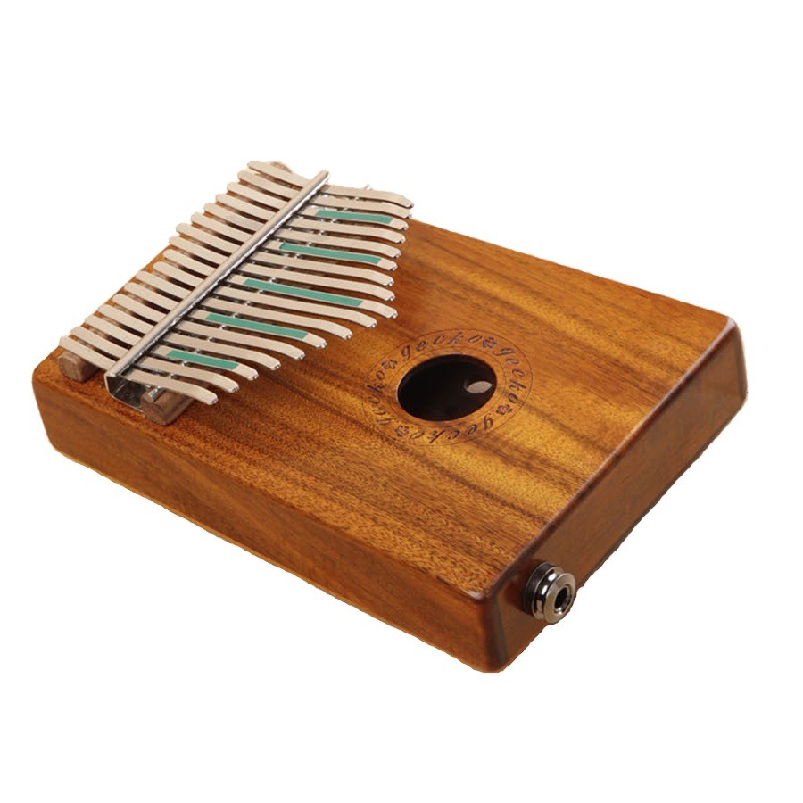 ( SẴN ) Đàn Kalimba 17 phím Gecko K17KEQ Gỗ KOA Tặng Kèm Kèn Harmonica đủ màu cao cấp - HÀNG CÓ SẴN