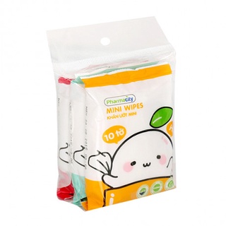 KHĂN ƯỚT PHARMACITY 10 Tờ Mini