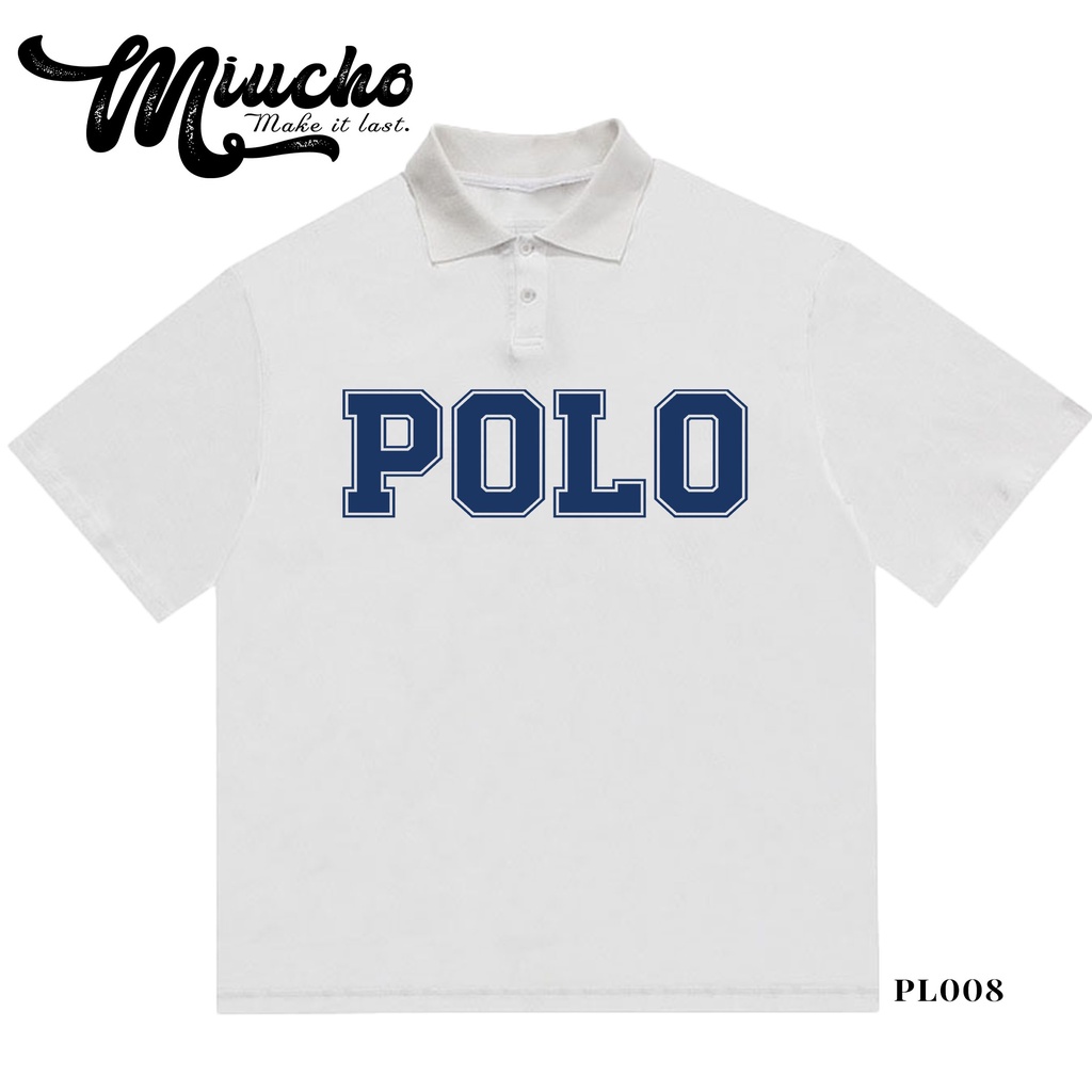 Áo polo nữ form rộng, áo thun polo nữ có cổ đẹp chất cotton form unisex PL008 Miucho basic