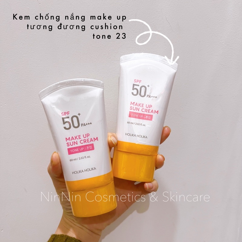 Kem chống nắng Make Up Sun Cream Holika