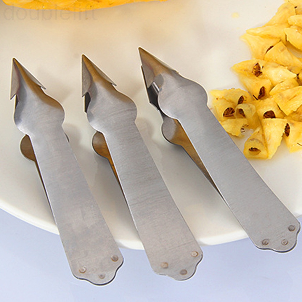 Set 2 Dụng Cụ Lấy Mắt Dứa Làm Từ Thép Không Gỉ Sử Dụng Tiện Lợi