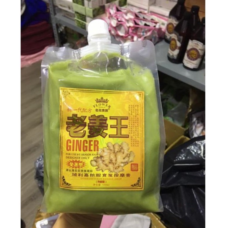 Ủ xả gừng chân tóc