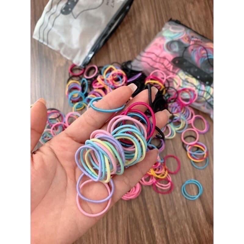 Túi 500 sợi thun tặng túi chip(sợi to)