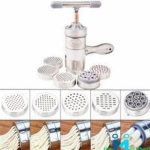 Máy Làm Bún, Mỳ Tươi Tại Nhà Bằng Inox, Tặng Kèm Bộ 5 Size Bún