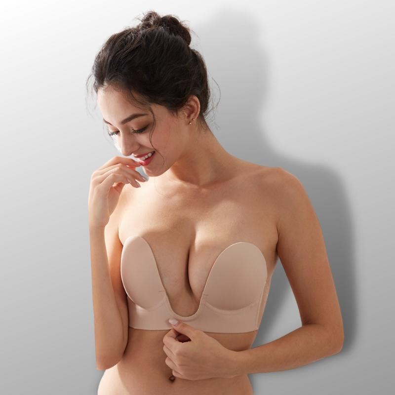 Áo Dán Nâng Ngực AN Lót Nữ Không Dây Định Hình Vòng Một - U02