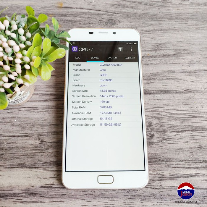 Điện thoại Gree G0215D - Màn hình 6 Inch độ phân giải 2k, Ram 4gb Bộ Nhớ 64GB , 2 Sim, Tiếng Việt đầy đủ