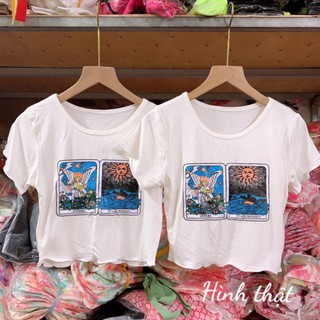 Áo croptop in hình