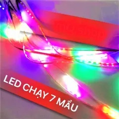 DÂY LED CHẠY ĐUỔI 7 MÀU 100cm