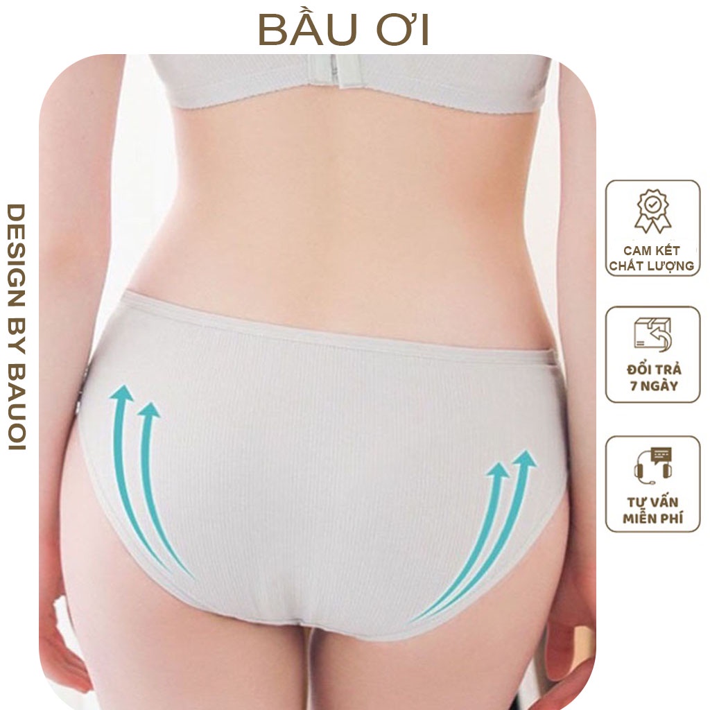 [BAUOI QL01] QUẦN LÓT BẦU CẠP CHÉO REN MỀM MỊN CHẤT COTTON HÀNG ĐẸP - NỘI Y BÀ BẦU