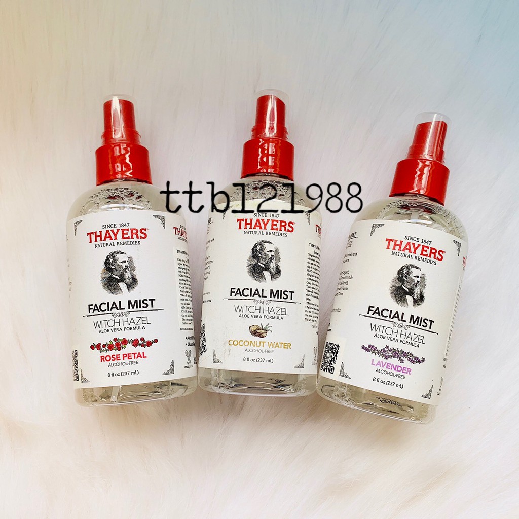 Nước Hoa Hồng Thayer Toner thayers 355ml