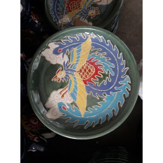Mâm dĩa phụng lẻ đường kính 33cm