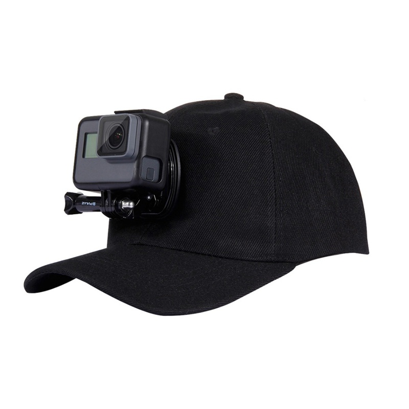 Mũ lưỡi trai kèm giá đỡ cho GoPro HERO5 HERO4 Session HERO