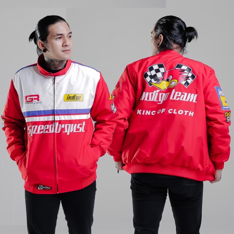 Áo Khoác bomber Thêu Chữ nascar Racing Chính Hãng Cho Nam