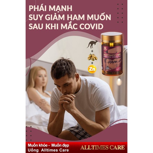 Thực phẩm bảo vệ sức khỏe hỗ trợ tăng cường sinh lực nam giới ALLTIMES CARE KANGAROO 6000mg PLUS