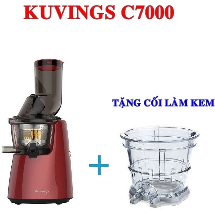 [Mã ELHA10 giảm 6% đơn 5TR] Máy ép trái cây Kuvings C7000 . Hàng chính hãng (TẶNG CỐI LÀM KEM)