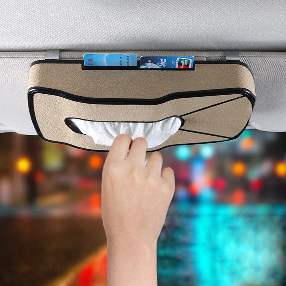 Suyo Hộp Đựng Khăn Giấy Đa Năng Gắn Tấm Che Nắng Trong Xe Hơi
