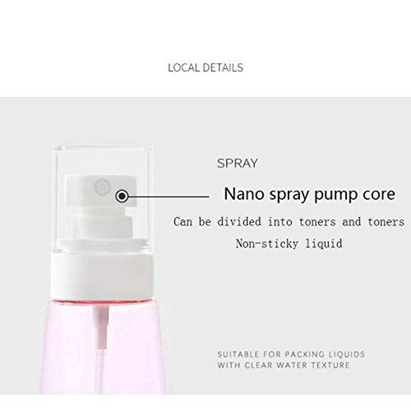 Bình Xịt Rỗng Bằng Nhựa Trong Suốt Dung Tích 30ml / 60ml / 100ml