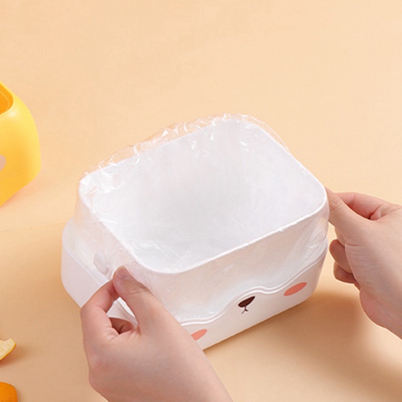 Hộp Đựng Khăn Giấy Để Bàn Chống Bụi Có Nắp Kiểu Hoạt Hình Dễ Thương