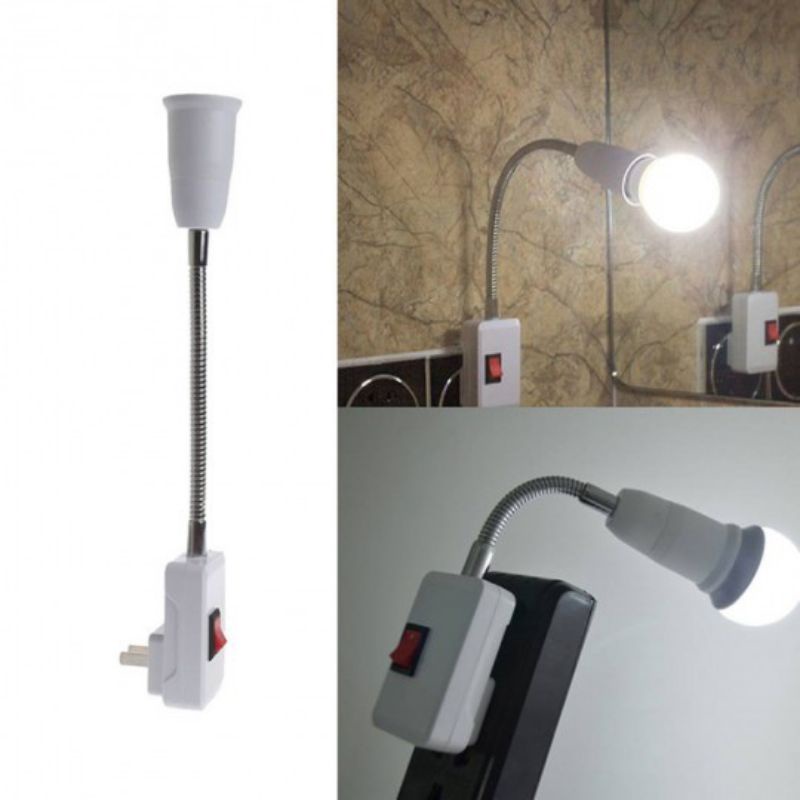 ĐUÔI ĐÈN CÓ CÔNG TẤC KÈM BÓNG VÀNG ẤM