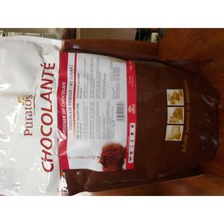 Nguyên gói 1kg Bột socola không đường Puratos