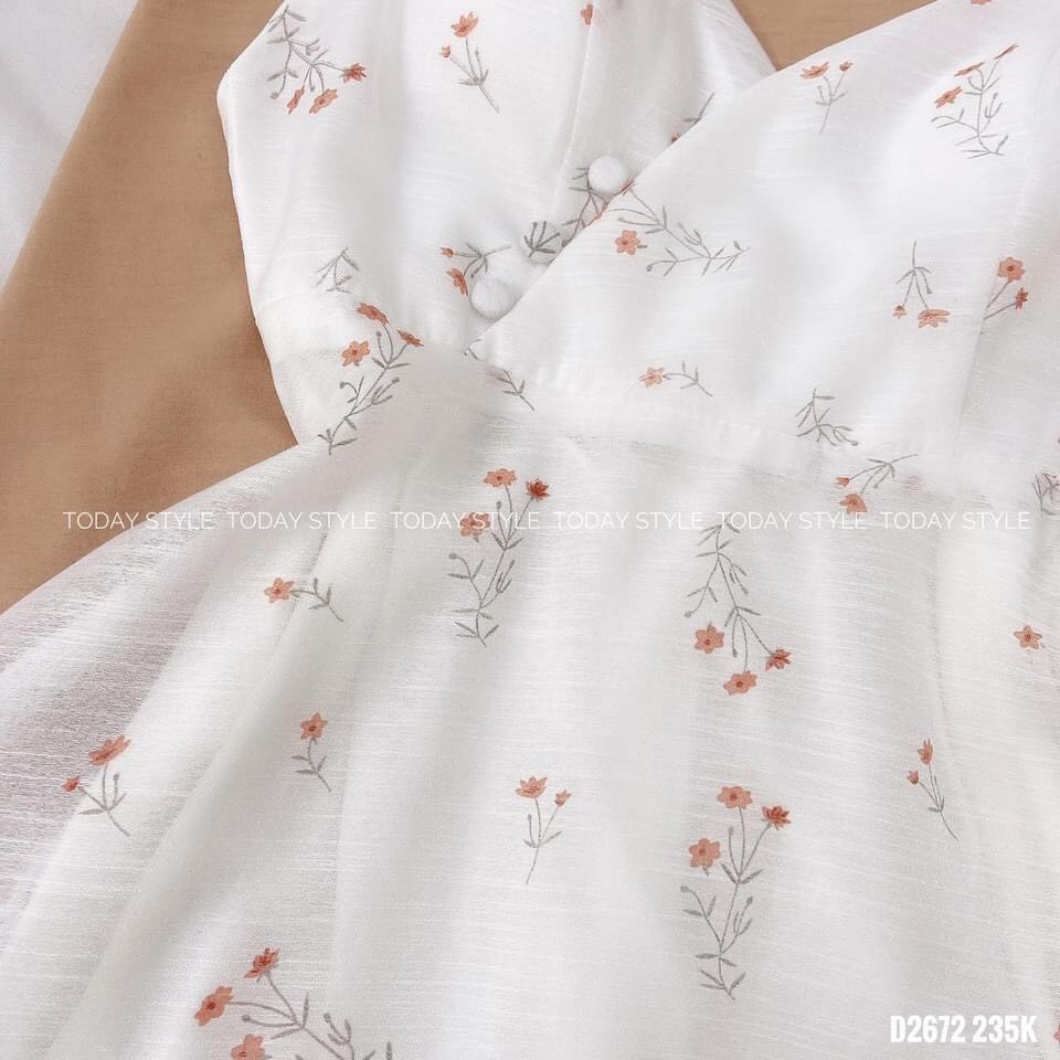 Đầm dáng dài 2S cho phái nữ, đầm xòe nữ, phong cách trẻ trung nữ tính, hàng đẹp bán shop, phom dưới 54kg | BigBuy360 - bigbuy360.vn