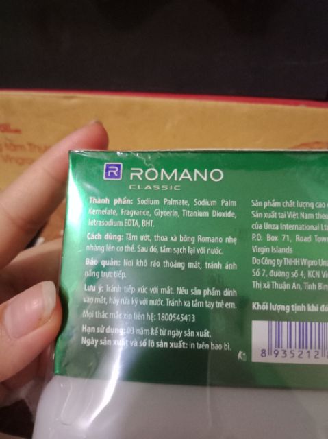 Combo Hai bánh xà phòng Romano