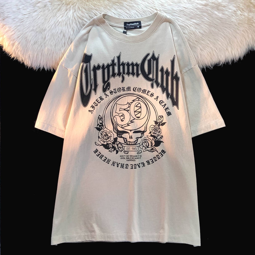 Áo Thun Ngắn Tay Form Rộng Phong Cách Hàn Quốc Năng Động Trẻ Trung Dành Cho Nam