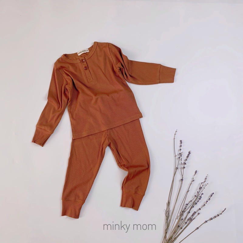 BỘ DÀI TAY LEN TĂM CHUẨN XỊN MINKYMOM