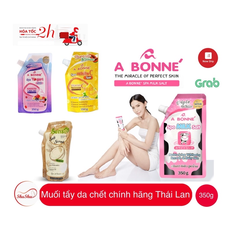 [JUNHEE AUTH ] Muối bò A BONNE' SPA chính hãng Thái Lan