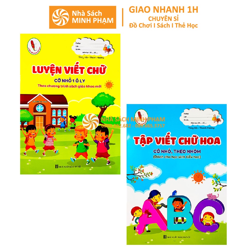 Sách - Combo luyện viết chữ nhỏ,tập viết chữ hoa