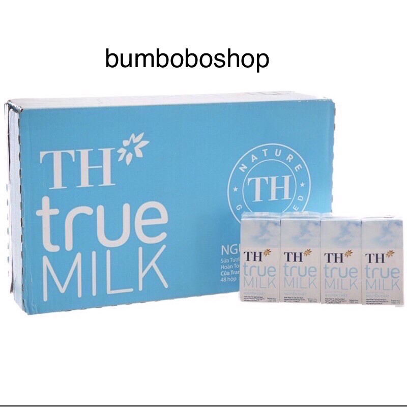 Thùng 48 hộp sữa TH TRUE MILK không đường 180ml | BigBuy360 - bigbuy360.vn