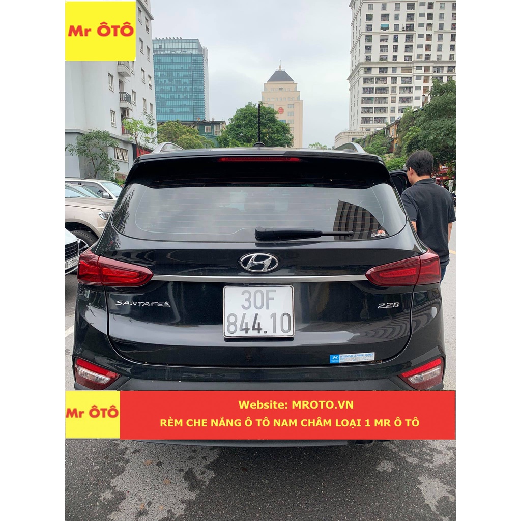 Rèm Che Nắng Xe Hyundai Santafe 2019 - 2023 chống UV - Loại 1 Mr Ô Tô - Bảo hành 2 năm