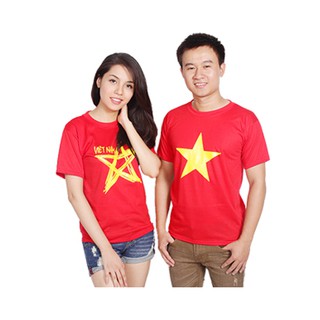 Áo Cờ Việt Nam Cotton Bền Đẹp Thoáng Mát - 2 Loại