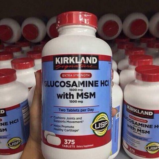 {Date 8/25} Kirkland Signature Viên Bổ Xương Khớp Glucosamine (375 Viên) - Hàng mỹ