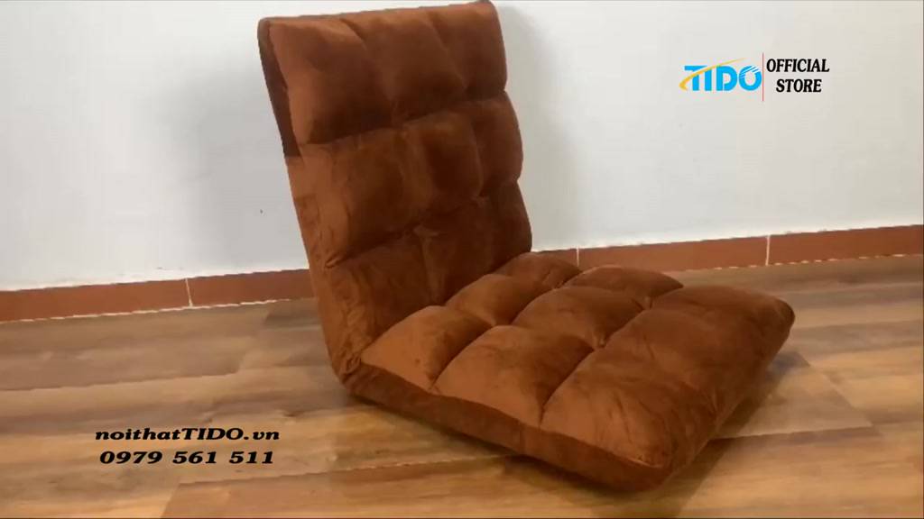 Ghế bệt tatami tựa lưng TIDO ghế lười thư giãn kiểu Nhật điều chỉnh 5 cấp độ, khung sắt cứng cáp chịu lực đến 120kg | BigBuy360 - bigbuy360.vn