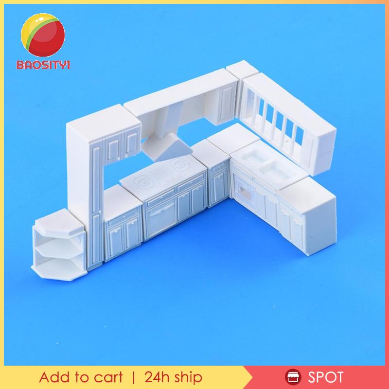 Mô Hình Tủ Bếp Mini Tỉ Lệ 1: 25 Trang Trí Nhà Búp Bê