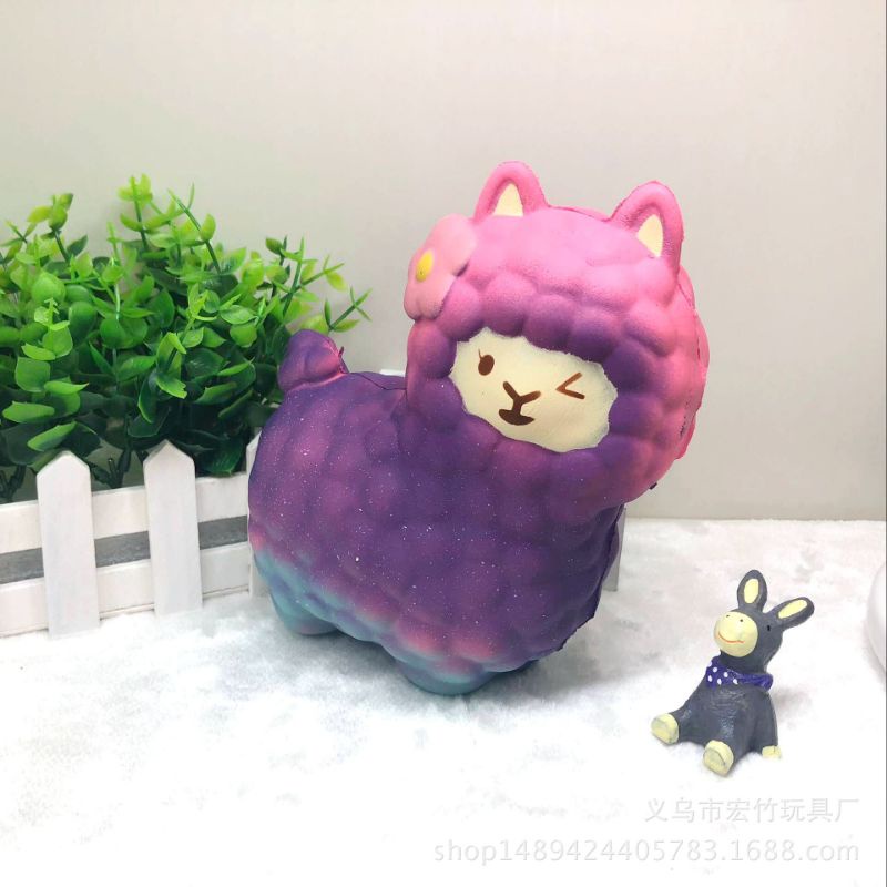 Đồ chơi Squishy bóp mềm Cừu Galaxy