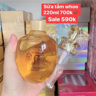 SỮA TẮM WHOO TÁCH SÉT full 220ml