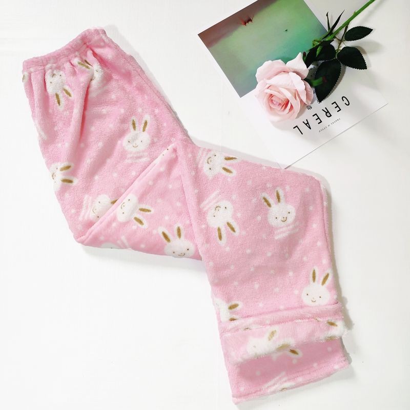 Quần ngủ bông ấm áp xinh xắn dành cho nữ | BigBuy360 - bigbuy360.vn